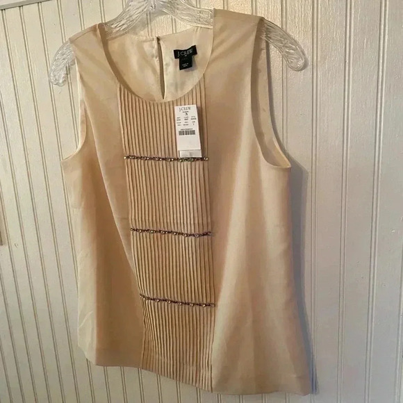 NWT J. Crew factory fully lined sleeveless blouse - Picture 1 of 3
